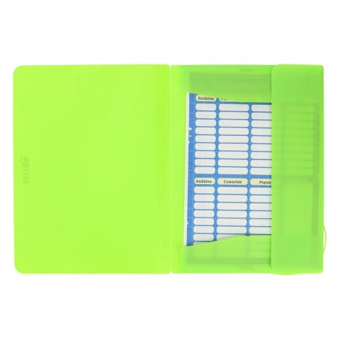 Teczka plastikowa na gumkę z gumką Neon zielona A4 zielony Strigo (SF096) Teczka plastikowa na gumkę z gumką Neon zielona A4 zielony Strigo (SF096)