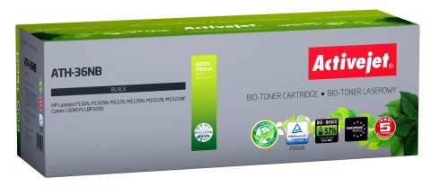 Toner Activejet Bio Do HP 36A CB436A czarny (ACJT HP0472) Toner Activejet Bio Do HP 36A CB436A czarny (ACJT HP0472)