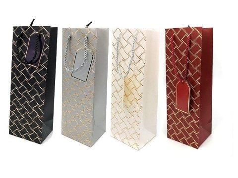 Torba prezentowa Adar butelka [mm:] 120x350x 100 (571259)