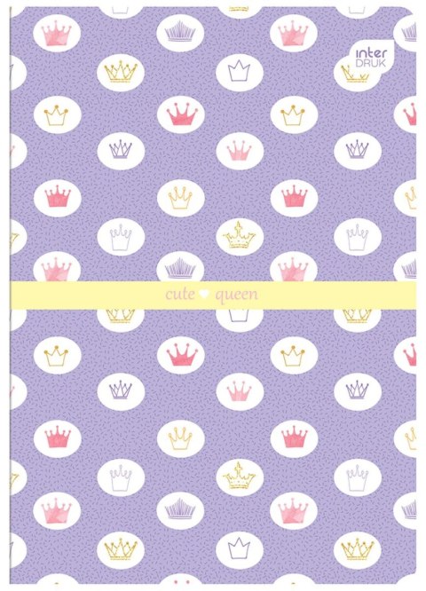 Zeszyt Interdruk Fashion/sweety A5 16k. krata (ZE16#401A)