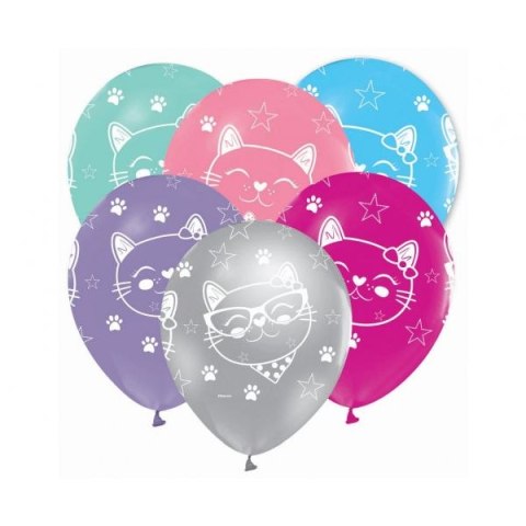 Balon gumowy Godan Koty 5szt. mix 12cal (GZ-KOT5) Balon gumowy Godan Koty 5szt. mix 12cal (GZ-KOT5)