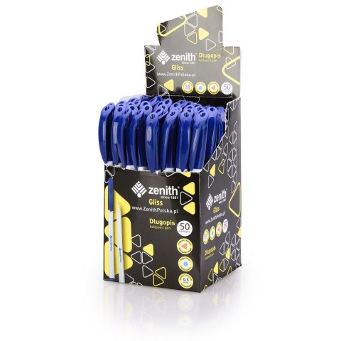 Długopis Zenith Gliss niebieski 0,5mm Długopis Zenith Gliss niebieski 0,5mm