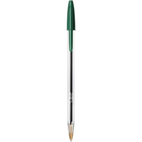 Długopis olejowy Bic Cristal zielony 1,0mm Długopis olejowy Bic Cristal zielony 1,0mm