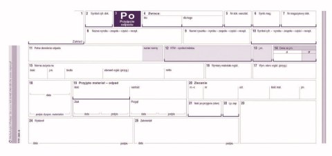 Druk samokopiujący Michalczyk i Prokop Przyjęcie odpadu jednopozycyjne 1/3 A4 80k. (384-8) Druk samokopiujący Michalczyk i Prokop Przyjęcie odpadu jednopozycyjne 1/3 A4 80k. (384-8)