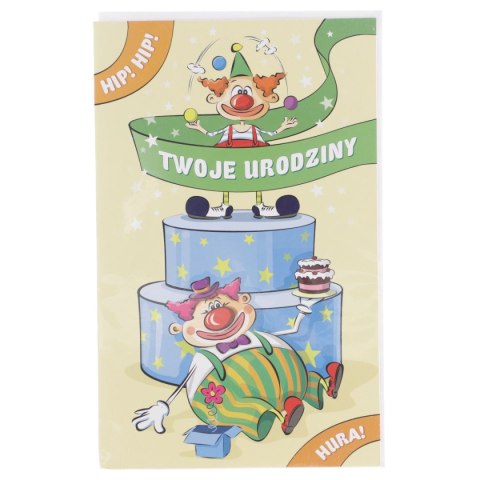 Kartka składana Art Nuvo URODZINY DZIECIĘCE B6 (5902973353440) Kartka składana Art Nuvo URODZINY DZIECIĘCE B6 (5902973353440)