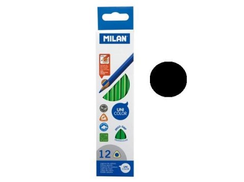 Kredki ołówkowe Milan 1 kol. (722318012) Kredki ołówkowe Milan 1 kol. (722318012)