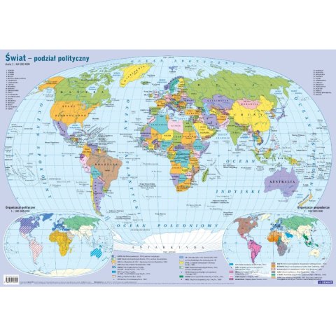 Mapa ścienna Demart Świat (polityczna) Mapa ścienna Demart Świat (polityczna)