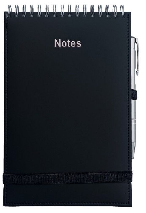 Notes Wydawnictwo Wokół Nas na spirali z gumką czarny A5 160k. (NA5VSB) Notes Wydawnictwo Wokół Nas na spirali z gumką czarny A5 160k. (NA5VSB)