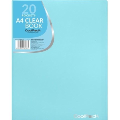 Teczka ofertowa Patio Pastelowa A4 kolor: niebieski 20 kieszeni (81834) Teczka ofertowa Patio Pastelowa A4 kolor: niebieski 20 kieszeni (81834)