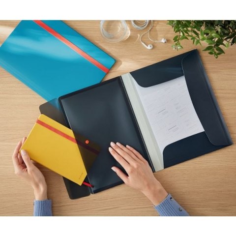 Teczka plastikowa na gumkę Cosy A4 szary ciemny Leitz (46190089) Teczka plastikowa na gumkę Cosy A4 szary ciemny Leitz (46190089)