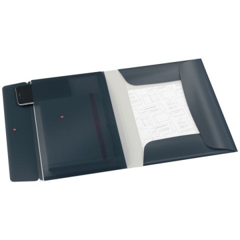 Teczka plastikowa na gumkę Cosy A4 szary ciemny Leitz (46190089) Teczka plastikowa na gumkę Cosy A4 szary ciemny Leitz (46190089)