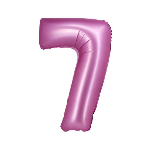 Balon foliowy Godan Beauty&Charm Cyfra 7 satynowy róż 76cm (CH-BSR7) Balon foliowy Godan Beauty&Charm Cyfra 7 satynowy róż 76cm (CH-BSR7)