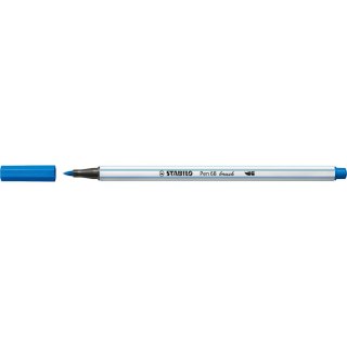 Flamaster Stabilo Pen 68 brush ciemnoniebieski 1 kol. (568/41)