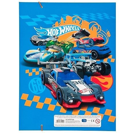 Teczka kartonowa na gumkę Hot Wheels St A4 różnokolorowy Starpak (337292) Teczka kartonowa na gumkę Hot Wheels St A4 różnokolorowy Starpak (337292)