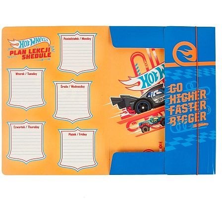 Teczka kartonowa na gumkę Hot Wheels St A4 różnokolorowy Starpak (337292) Teczka kartonowa na gumkę Hot Wheels St A4 różnokolorowy Starpak (337292)