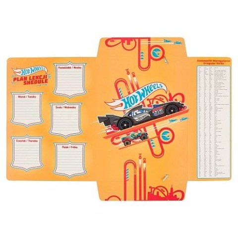Teczka kartonowa na gumkę Hot Wheels St A4 różnokolorowy Starpak (337292) Teczka kartonowa na gumkę Hot Wheels St A4 różnokolorowy Starpak (337292)
