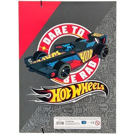 Teczka kartonowa na gumkę Hot Wheels St A4 różnokolorowy Starpak (337292) Teczka kartonowa na gumkę Hot Wheels St A4 różnokolorowy Starpak (337292)