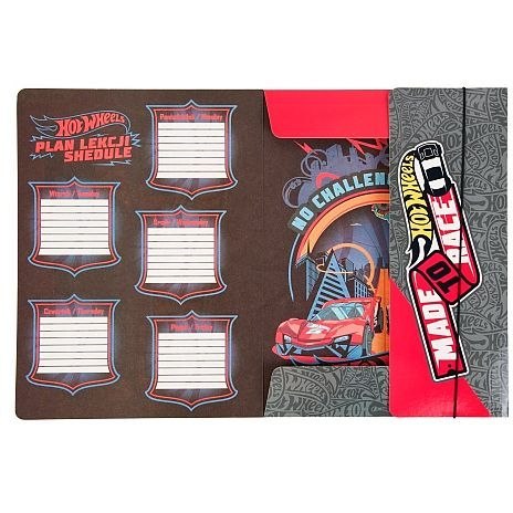 Teczka kartonowa na gumkę Hot Wheels St A4 różnokolorowy Starpak (337292) Teczka kartonowa na gumkę Hot Wheels St A4 różnokolorowy Starpak (337292)