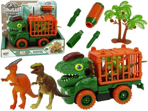 Transporter Lean Ciężarówka Dinozaur do Rozkręcania Zielony Akcesoria (10420) Transporter Lean Ciężarówka Dinozaur do Rozkręcania Zielony Akcesoria (10420)