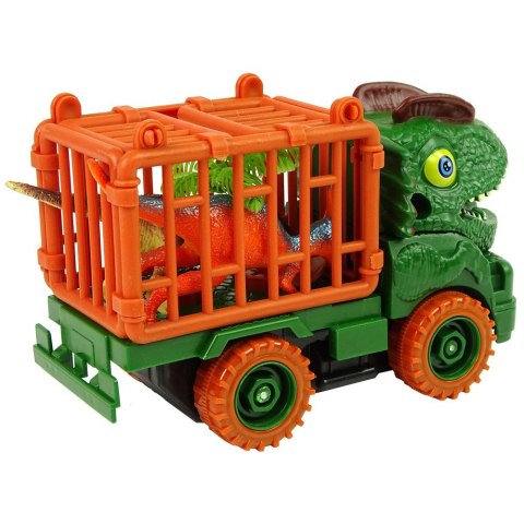 Transporter Lean Ciężarówka Dinozaur do Rozkręcania Zielony Akcesoria (10420) Transporter Lean Ciężarówka Dinozaur do Rozkręcania Zielony Akcesoria (10420)