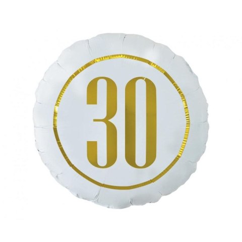 Balon foliowy Godan 30 (biały) 18cal (FG-OB30) Balon foliowy Godan 30 (biały) 18cal (FG-OB30)