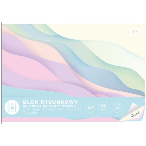 Blok rysunkowy Interdruk bloki A4 mix 80g 10k (5902277294180) Blok rysunkowy Interdruk bloki A4 mix 80g 10k (5902277294180)