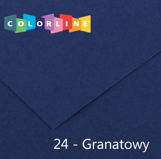 Brystol Canson Colorline 24 granatowy 150g 10k [mm:] 500x650