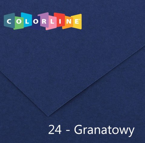 Brystol Canson Colorline 24 granatowy 150g 10k [mm:] 500x650