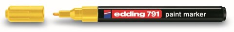 Marker olejowy Edding 791, żółty 1,0-2,0mm Marker olejowy Edding 791, żółty 1,0-2,0mm