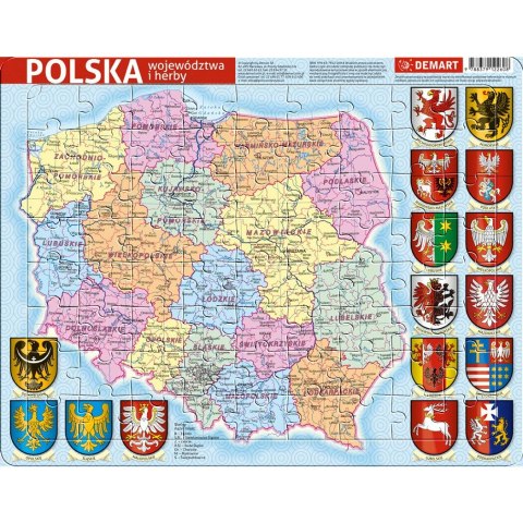 Puzzle Demart Polska administracyjna Puzzle Demart Polska administracyjna