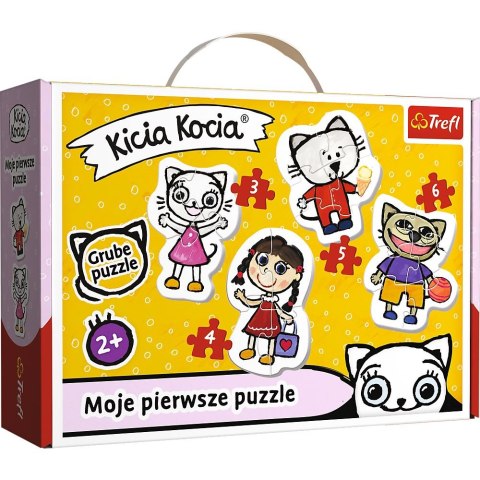 Puzzle Trefl Wesoła Kicia kocia rodzina 3, 4, 5, 6 el. (36088) Puzzle Trefl Wesoła Kicia kocia rodzina 3, 4, 5, 6 el. (36088)