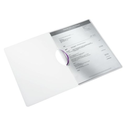 Skoroszyt Leitz Wow A4 fioletowy polipropylen PP 80g (41850062) Skoroszyt Leitz Wow A4 fioletowy polipropylen PP 80g (41850062)