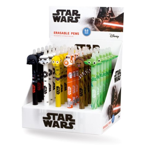 Długopis wymazywalny Patio Star Wars niebieski 0,5mm (97293) Długopis wymazywalny Patio Star Wars niebieski 0,5mm (97293)
