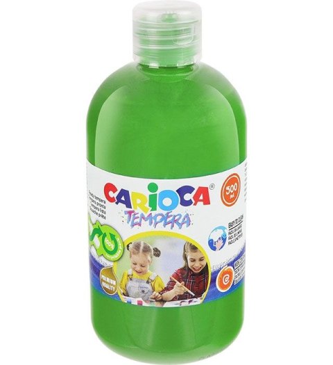 Farba tempera Carioca kolor: zielony jasny 500ml 1 kolor. (170-2718) Farba tempera Carioca kolor: zielony jasny 500ml 1 kolor. (170-2718)