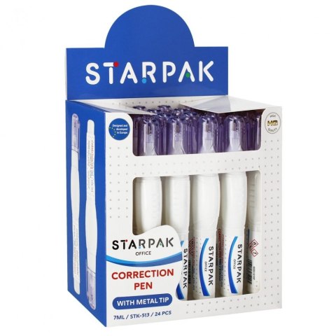 Korektor w długopisie (piórze) Starpak 7ml (521357) Korektor w długopisie (piórze) Starpak 7ml (521357)
