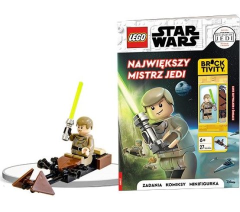 Książeczka edukacyjna Ameet LEGO® Star Wars™. Największy Mistrz Jedi! LNC 6312 P1 Książeczka edukacyjna Ameet LEGO® Star Wars™. Największy Mistrz Jedi! LNC 6312 P1