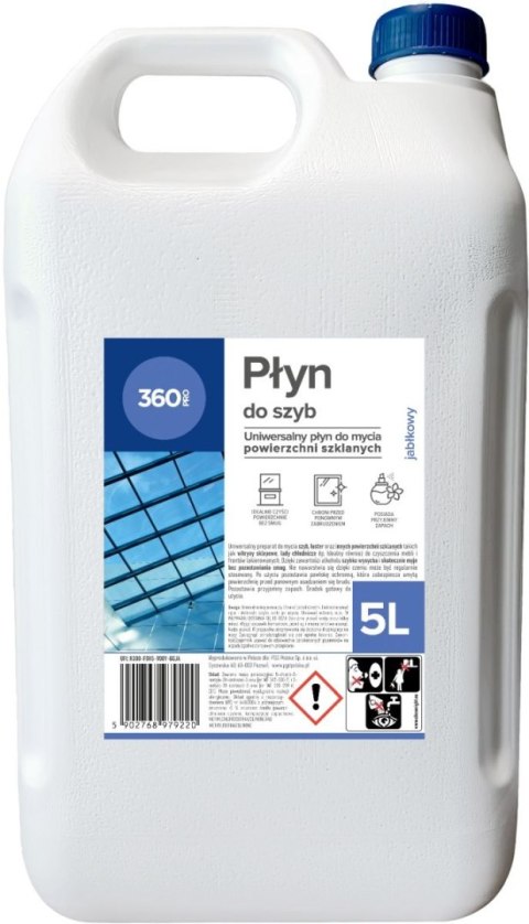 Płyn do mycia szyb 360 Pro 5000ml Płyn do mycia szyb 360 Pro 5000ml