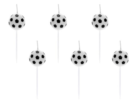 Świeczka urodzinowa Partydeco Piłki 1op./6szt. (SCS-2) Świeczka urodzinowa Partydeco Piłki 1op./6szt. (SCS-2)