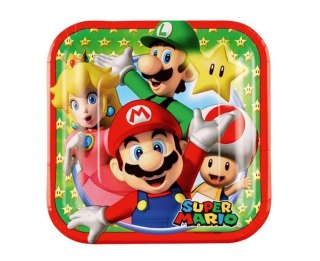 Talerz jednorazowy Godan Super Mario śr. 180mm 8 szt (9901536-66)
