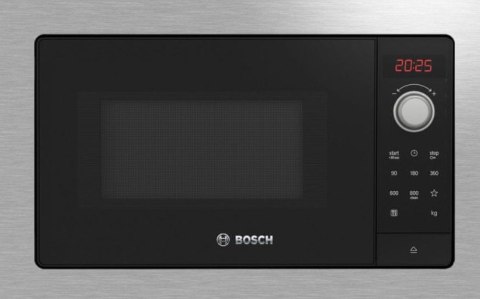 Bosch Kuchenka mikrofalowa BFL623MS3 do zabudowy, 20 L, 800 W, Stal nierdzewna Bosch Kuchenka mikrofalowa BFL623MS3 do zabudowy, 20 L, 800 W, Stal nierdzewna