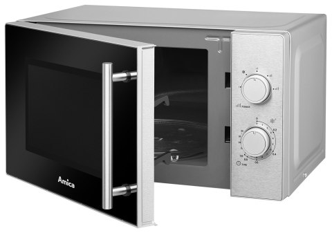 Kuchenka mikrofalowa Amica AMMF20M1I (700W; 20l; kolor inox) Kuchenka mikrofalowa Amica AMMF20M1I (700W; 20l; kolor inox)