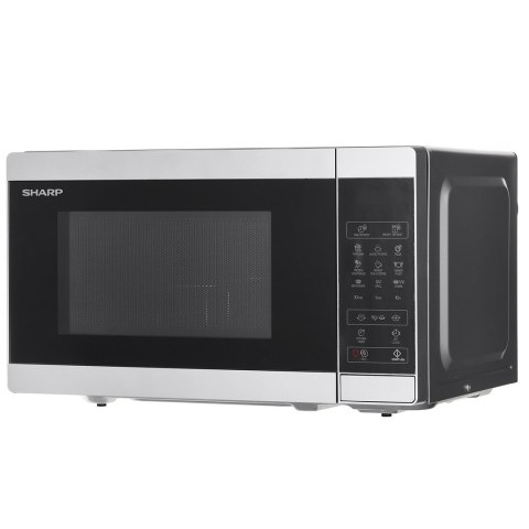 Kuchenka mikrofalowa SHARP YC-MG02E-S (800W; 20l; kolor srebrny) Kuchenka mikrofalowa SHARP YC-MG02E-S (800W; 20l; kolor srebrny)
