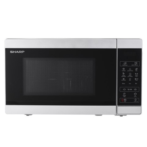 Kuchenka mikrofalowa SHARP YC-MG02E-S (800W; 20l; kolor srebrny) Kuchenka mikrofalowa SHARP YC-MG02E-S (800W; 20l; kolor srebrny)