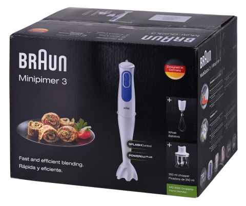 Blender ręczny BRAUN MultiQuick 3 MQ 3025 WH Blender ręczny BRAUN MultiQuick 3 MQ 3025 WH