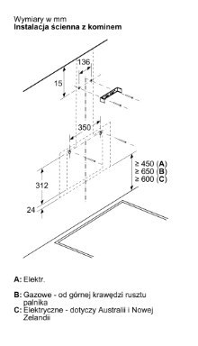 Okap BOSCH DWK65DK20 Okap BOSCH DWK65DK20