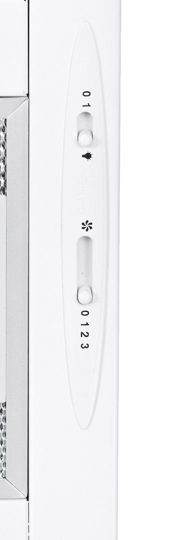 Okap podszafkowy teleskopowy AKPO WK-7 LIGHT ECO 50 INOX (265,5 m3/h; 500mm; kolor inox)