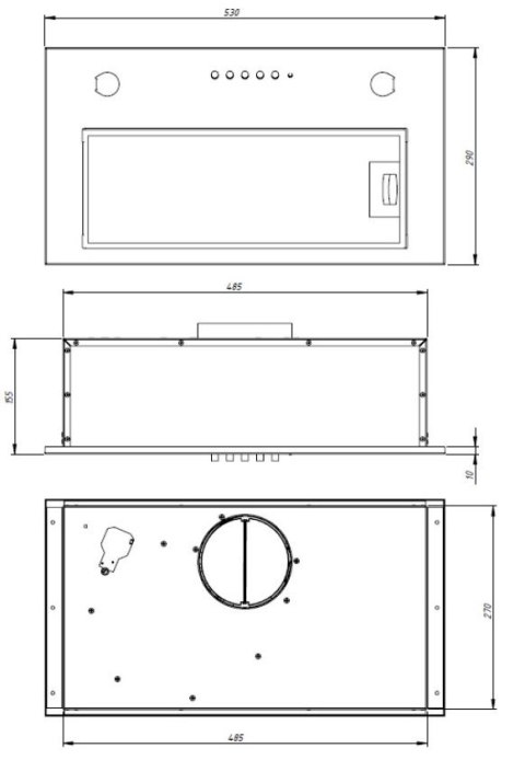 Okap podszafkowy wkład do zabudowy AKPO WK-7 MICRA 60 BIAŁY (530mm; kolor biały) Okap podszafkowy wkład do zabudowy AKPO WK-7 MICRA 60 BIAŁY (530mm; kolor biały)