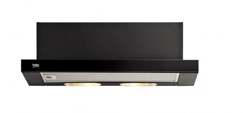 Okap teleskopowy Beko CTB 6250 B (420 m3/h; 600mm; kolor czarny, front czarne szkło) Okap teleskopowy Beko CTB 6250 B (420 m3/h; 600mm; kolor czarny, front czarne szkło)