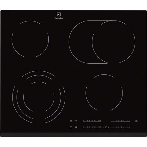 Płyta ceramiczna Electrolux EHF6547FXK (4 pola grzejne; kolor czarny) Płyta ceramiczna Electrolux EHF6547FXK (4 pola grzejne; kolor czarny)