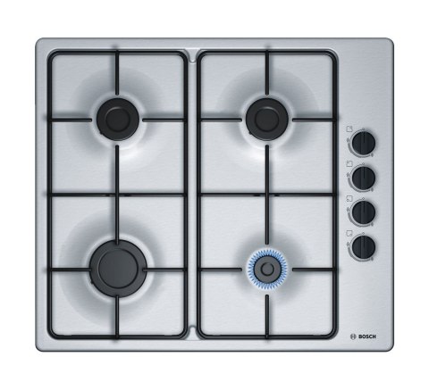 Płyta gazowa BOSCH PBP6B5B80 (4 pola grzejne; kolor srebrny) Płyta gazowa BOSCH PBP6B5B80 (4 pola grzejne; kolor srebrny)